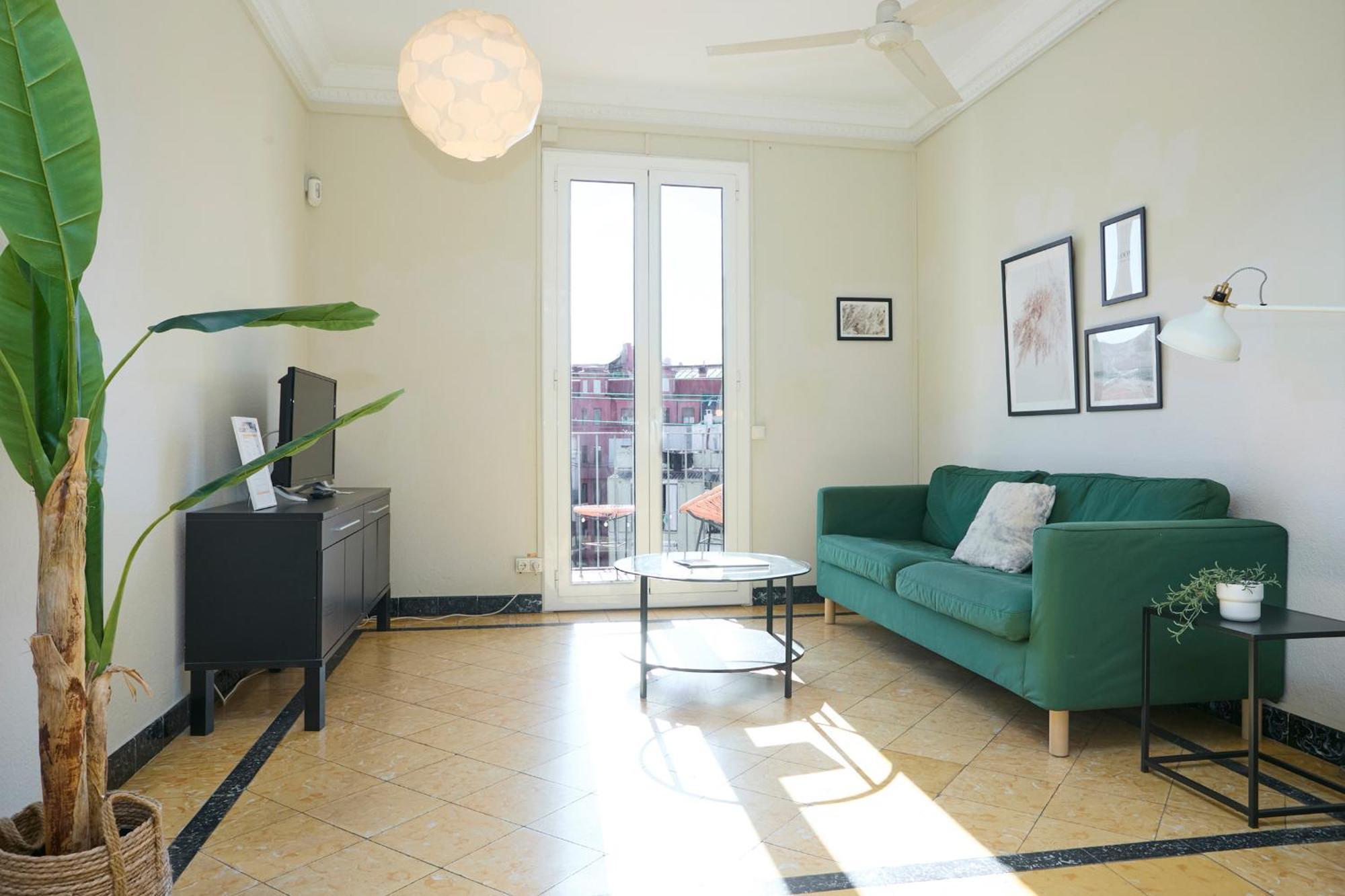 63Par1016- Sunny Apartment In Paralel Barcelona Exterior photo
